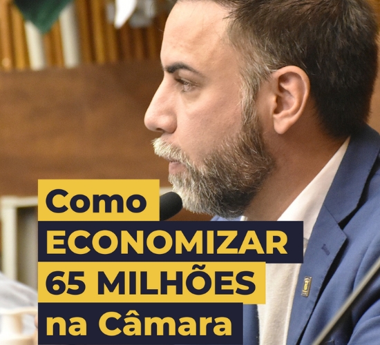 Você sabe como economizar 65 MILHÕES DE REAIS?